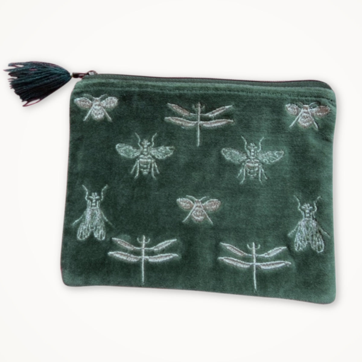 Entomological Embellishments Velvet Pouch • Choice of Design