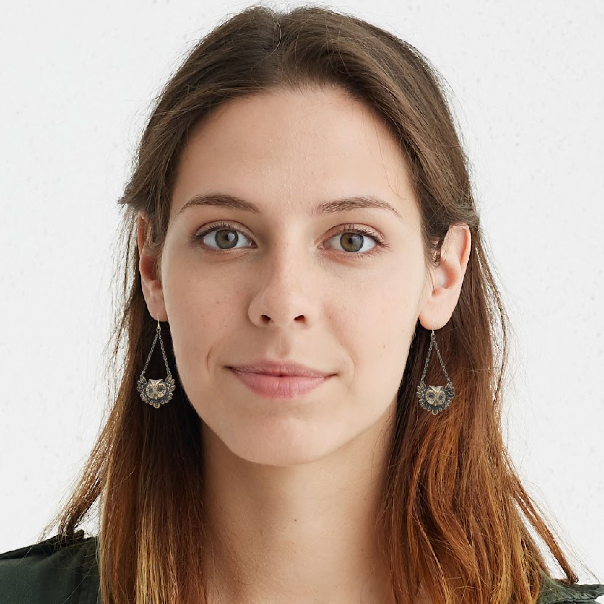 Vintage Owl Earrings