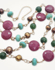 Vivi Boho Necklace • Ruby Jade