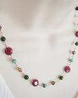 Vivi Boho Necklace • Ruby Jade