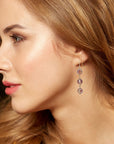 Volcano Drop Crystal Earrings