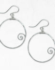 Wave Earrings • Sterling Silver