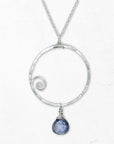 Wave Necklace • Blue Quartz