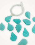 Organic Hoop Earrings • Water Droplet