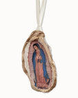 Our Lady of Guadalupe Ornament • Oyster Shell