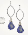 Marquise Earrings • Lapis Lazuli