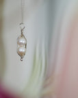 Silver Peapod Necklace • Your Choice of Peas