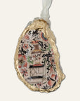 Floral Chinoiserie Ornament • Oyster Shell