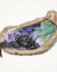 Watercolor Floral Ring Dish • Oyster Shell