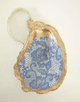 Blue Lace Ornament • Oyster Shell