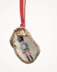 Nutcracker Christmas Ornament • Oyster Shell