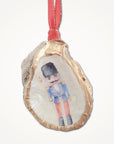 Nutcracker Christmas Ornament • Oyster Shell