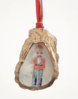 Nutcracker Christmas Ornament • Oyster Shell