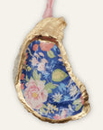 Vintage Floral Pattern Ornament • Oyster Shell