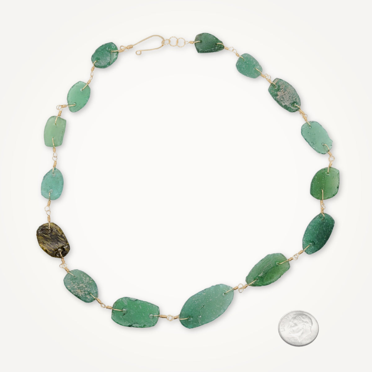 Roman Glass Artifact Necklace