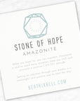 Stone of Hope • Amazonite EarringsI