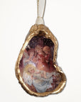Angel Adoration • Oyster Shell Ornament