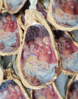 Angel Adoration • Oyster Shell Ornament