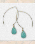 Stone of Hope • Amazonite EarringsI