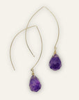 Stone of Peace • Amethyst Earrings