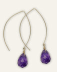 Stone of Peace • Amethyst Earrings