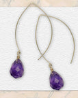 Stone of Peace • Amethyst Earrings