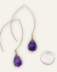 Stone of Peace • Amethyst Earrings