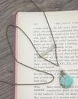 Balance Necklace • Turquoise Teardrop