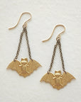 Hanging Bat Earrings