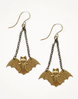 Hanging Bat Earrings