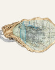 Baton Rouge Map Ornament • Oyster Shell