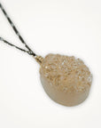 Champagne Druzy Pendant Necklace