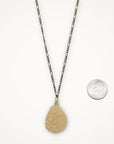 Champagne Druzy Pendant Necklace