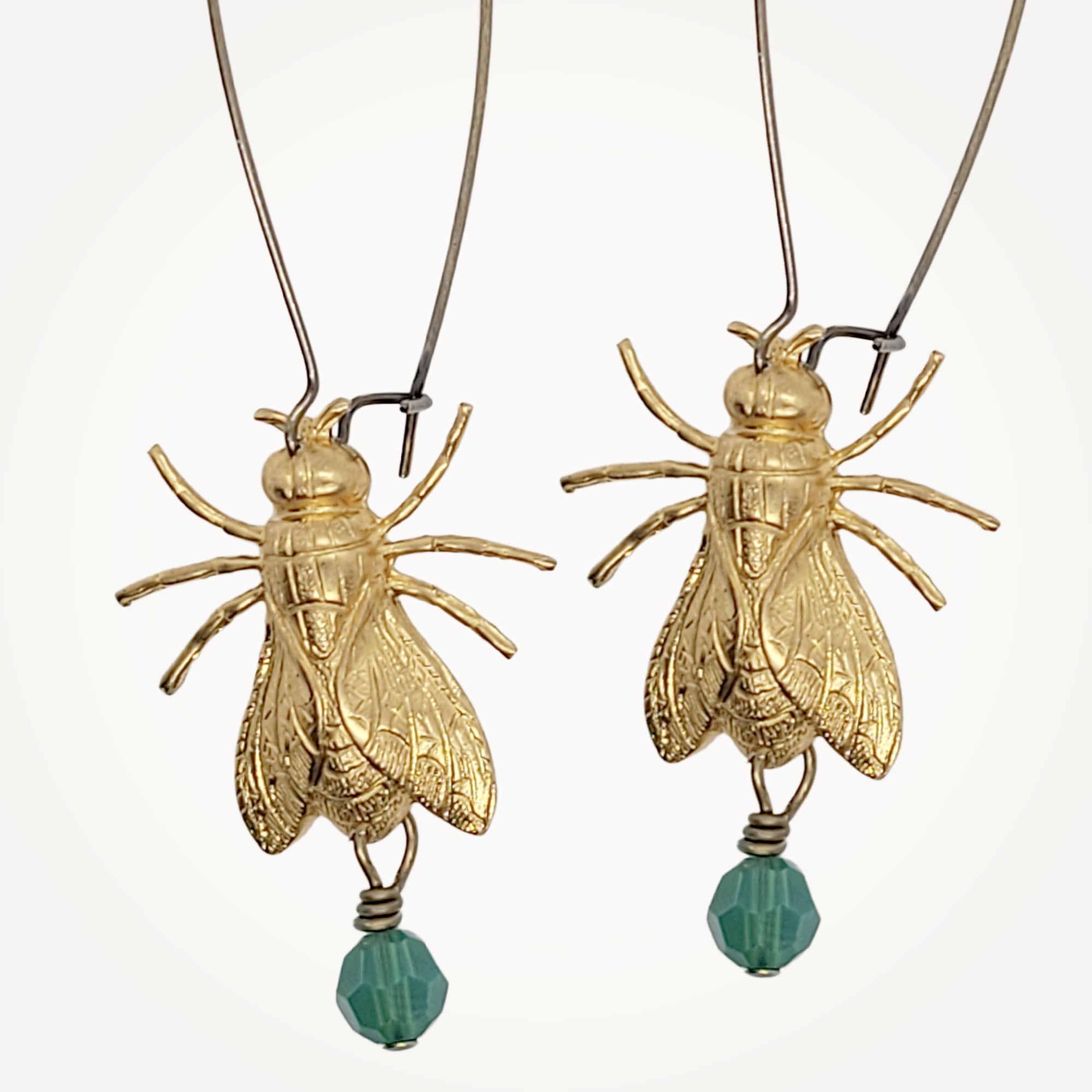Bejeweled Fly Earrings