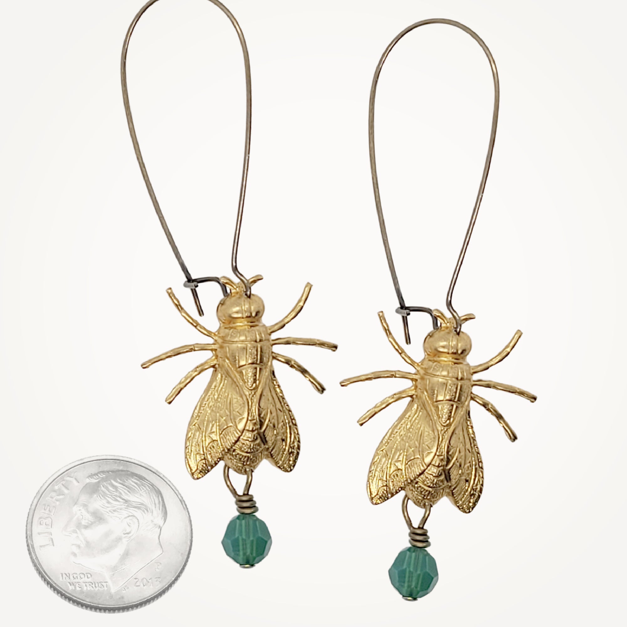 Bejeweled Fly Earrings