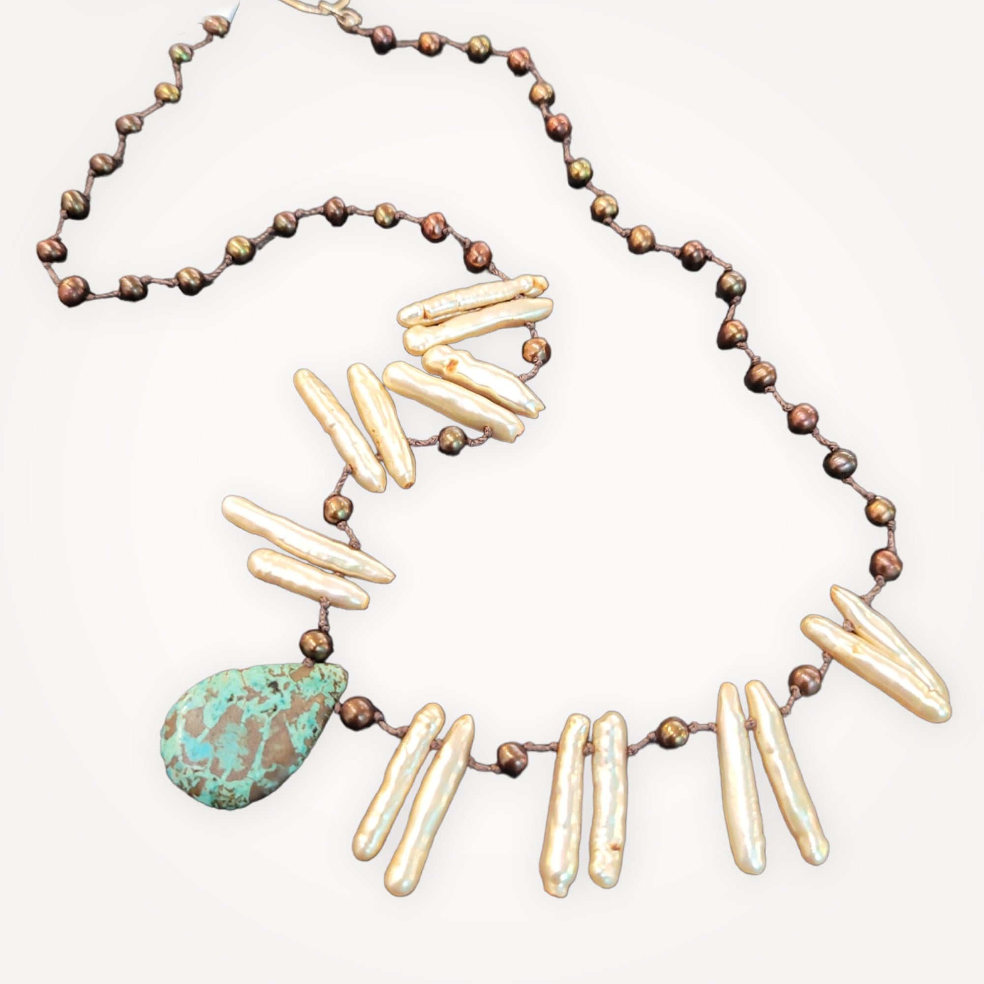 Biwa pearl necklace sales