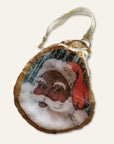 Santa Claus Oyster Ornament • Jolly Black Santa