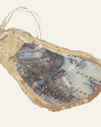 Boston Map Ornament • Oyster Shell