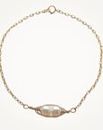 Petite Gold Peapod Bracelet • 1,2,3,4 or 5 pearls