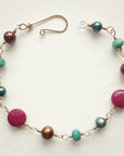 Vivi Boho Bracelet • Ruby Jade