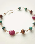 Vivi Boho Bracelet • Ruby Jade
