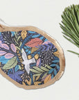 Joyful Jungle Bird Ornament • Oyster Shell