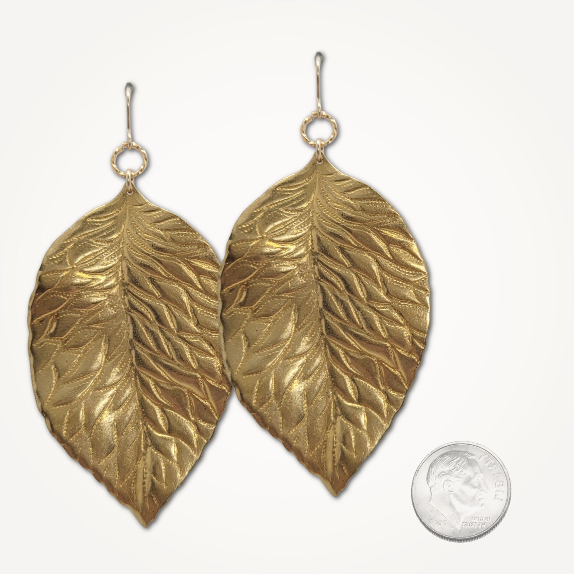 Camelia Leaf Earrings