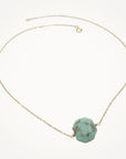 Octagon Necklace in Green