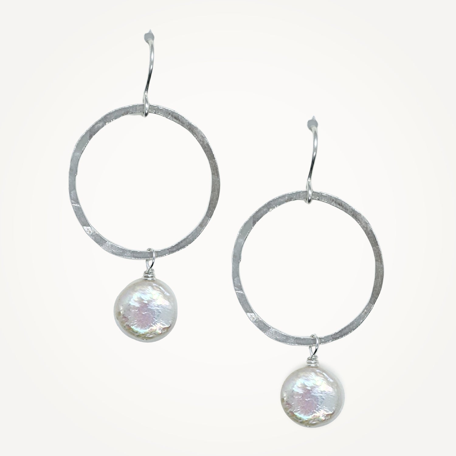 Meridian Earrings • Coin Pearl