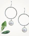 Meridian Earrings • Coin Pearl