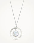 Organic Hoop Necklace • Coin Pearl