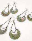 Copper Moon Earrings