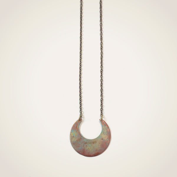 Copper Moon Necklace