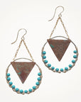 Triangle Hoop Boho Earrings